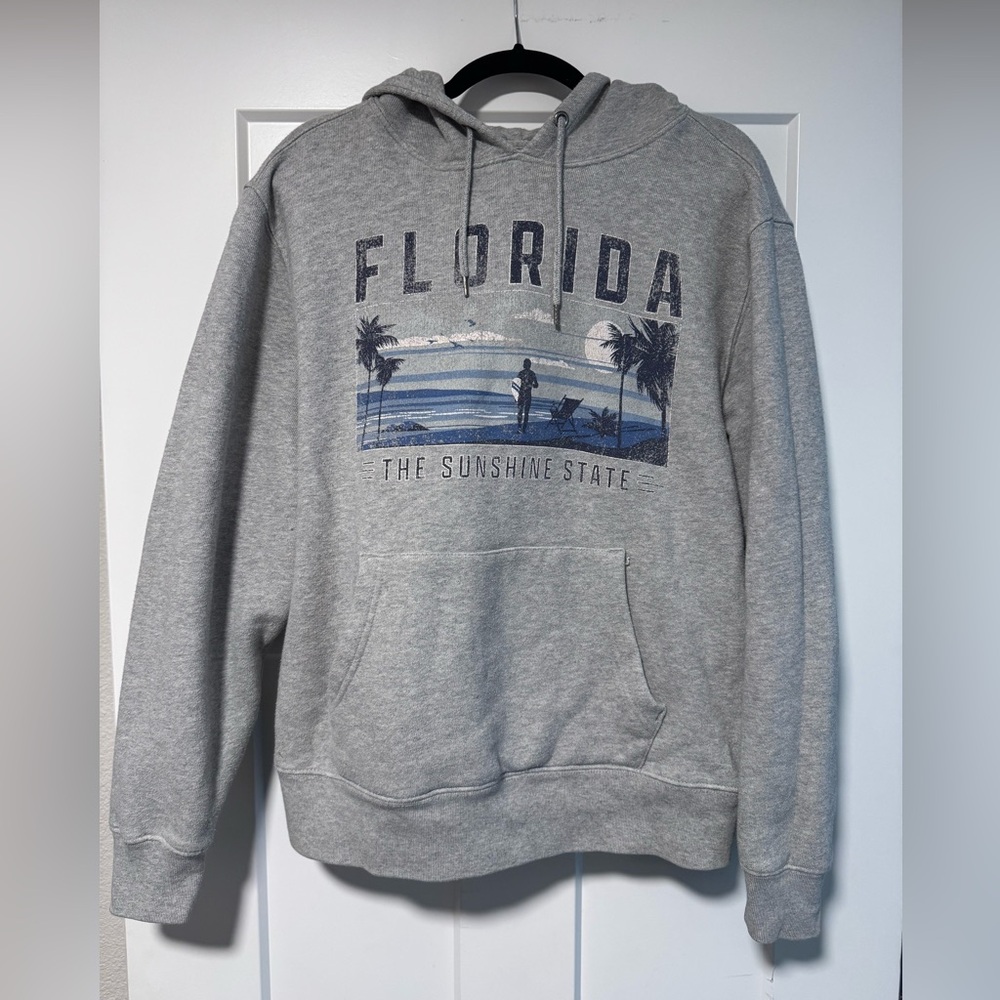 State of Mind Gray Florida Sunshine Hoodie